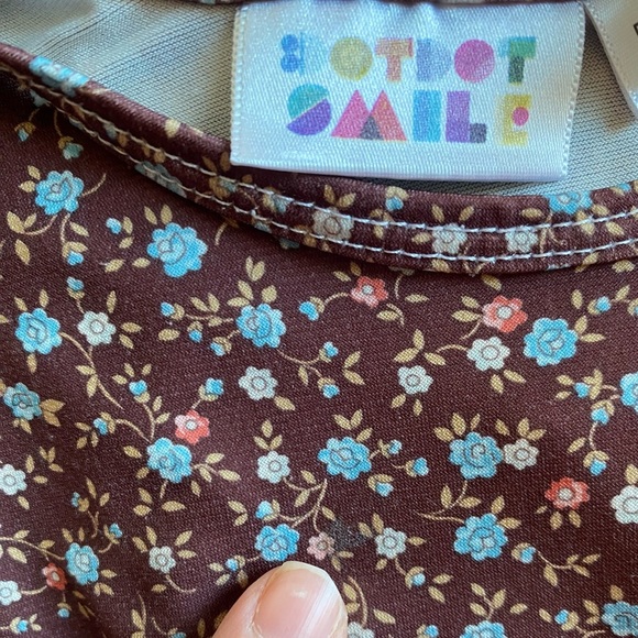 Girls 5/6 Dot Dot Smile Floral Dress - Picture 3 of 3